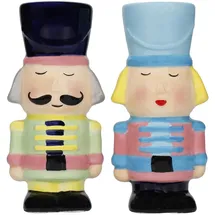 KitchenCraft Nussknacker Sammlung Salz- und Pfeffer Set 2-teilig mehrfarbig unbefüllt