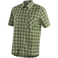 Maier Sports Mauro Kurzarmhemd - Green Check - 4XL