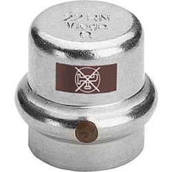 Viega Temponox Kappe 812003 42 mm, Stahl nicht rostend, SC-Contur