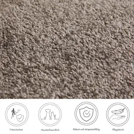 Andiamo »Casablanca, Made in Netherlands« halbrund 6,5 mm Höhe Uni Farben, selbstklebend, strapazierfähig, 15 Stück in einem Set