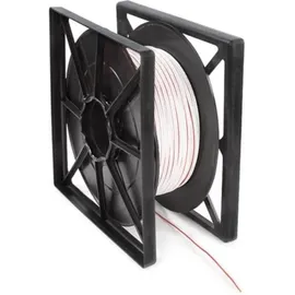 HQ Power Lautsprecherkabel weiß, 2 x 0.75 mm2 100 m
