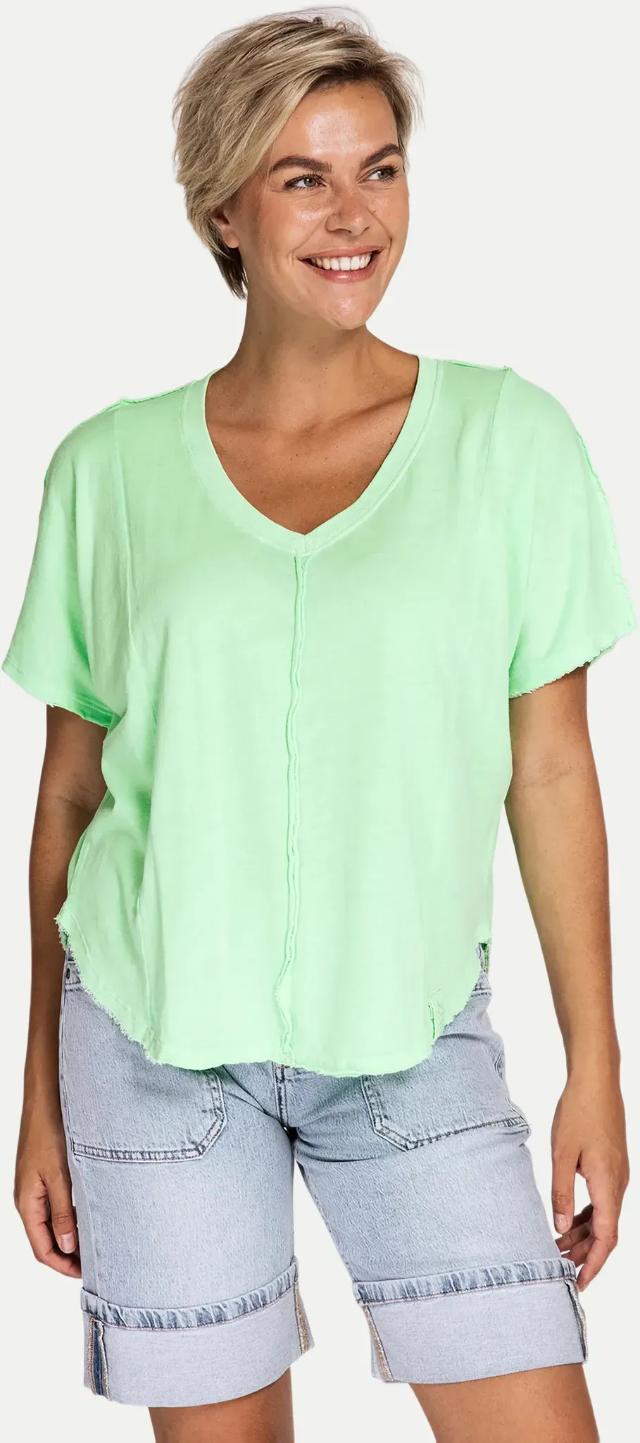 T-Shirt ZHRYA Grün XL