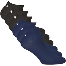Fila Sneakersocken 6er Pack Blau/Schwarz 43-46