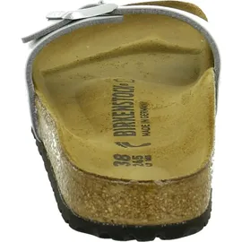 Birkenstock Madrid Birko-Flor schmal silber 42