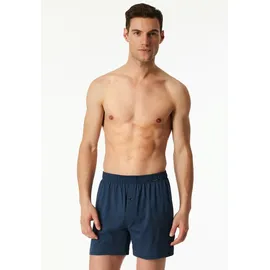 SCHIESSER Boxershorts unifarben Dunkelblau 3XL 2er Pack