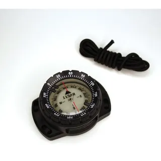 11BAR - Kompass mit Bungee Mount - Schwarzer Ring