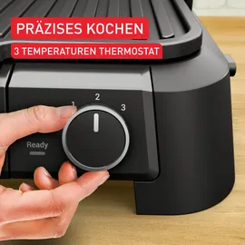 Tefal SuperGrill 3in1 2023 schwarz/silber