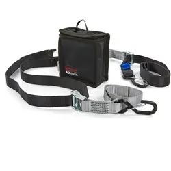 ACEBIKES Strap set Cam Buckle Strap Duo, zwart-grijs