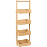 Beliani Regal Vaupes Bambus Hellbraun