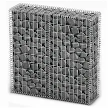 vidaXL Steinkorb Gabione mit Deckeln 100 × 100 × 30 cm