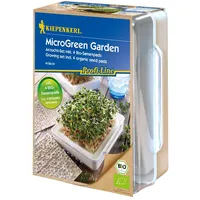 Kiepenkerl BIO MicroGreen Garden Anzuchtset 618619 - Keimsprossen & Microgreens, Indoor-Gewächshaus, Mini-Gewächshaus, Anzuchtgewächshaus, ideal für Kräutersamen