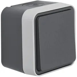 Berker 50453525 Taster Schließer mit Wippe AP W.1 grau