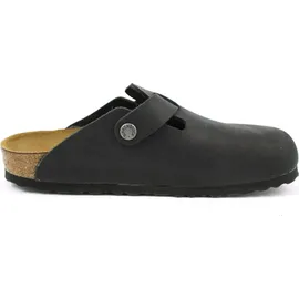 Birkenstock Boston Nubukleder geölt schwarz 38