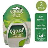Gleiche Mit Süßblatt Zucker Ersatz 100% Natürlich Süßstoff Tablett 200's -2 Pack