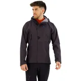 Klättermusen Asynja Regenjacke Herren Schwarz/Grau XL