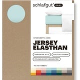 schlafgut Easy Jersey 120 x 200 - 130 x 220 cm petrol light