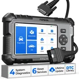 Topdon OBD2 diagnosegerät für alle Autos, 6 Servicefunktionen für Öl/SAS/TPMS/ETS/BMS/Bremse, Wi-Fi-kostenloses