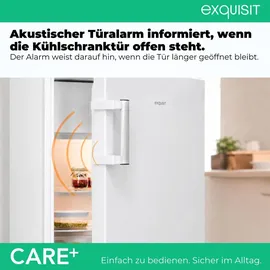 Exquisit KS16-4-HEA-090E Kühlschrank (106 l, 865 mm hoch, Weiss)