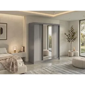 MKS Schiebetürenschrank DIANA 180 x 216 x 61 cm Grau