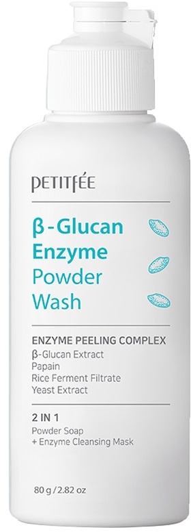 Petitfee Beta-Glucan Enzyme Powder Wash All about: Cleanser 80 g
