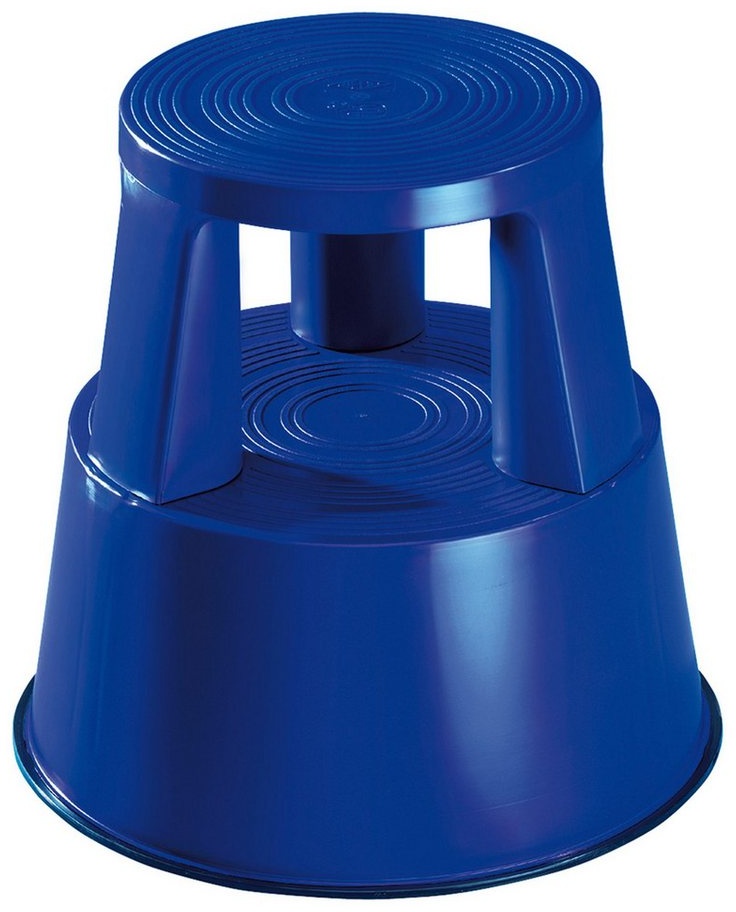 Produktbild WEDO Tritthocker, Rollhocker Step Kunststoff blau