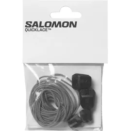 Salomon Quicklace Kit Schnürsenkel One Size Grau/Schwarz