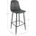 BIZZOTTO Barhocker Irelia 2er-Set aus Samt, modern, gepolstert, Dunkelgrau, Metallgestell, für Dein Zuhause