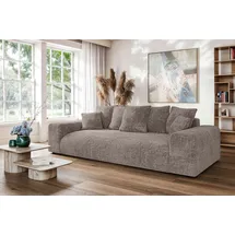 Home Affaire Big-Sofa 3-Sitzer Polyester Grau