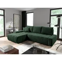 Fun Möbel Ecksofa Sofa mit Schlaffunktion VOGAR Stoff Poso