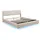 [en.casa] LED Polsterbett Tröstiar 180x200cm Beige [en.casa]