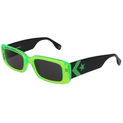 Converse Damen & Herren Sonnenbrille mit UV400-Schutz mit Lichtdurchlässigkeit S2 Urlaubs-Brille SCO228 OVC1 Schwarz/Grün - One-Size