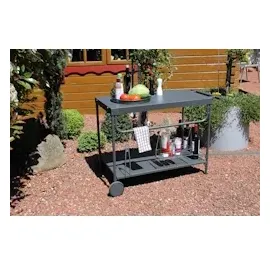 LECO Serviertisch 100 x 47 cm anthrazit