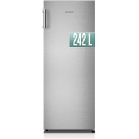 Heinrich ́s Kühlschrank Vollraumkühlschrank HVK 3096, 143.4 cm hoch, 55 cm breit, freistehender Kühlschrank, 242 Liter, No-Frost Funktion silberfarben