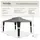 Tectake Rattan Mona 3 x 4 m schwarz/anthrazit