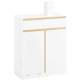SoBuy Badezimmerschrank 71 x 85 x 33 cm Weiß
