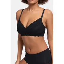 DORINA Still-BH "Valeria Nursing Bra", Damen, Gr. 85, Cup E, schwarz, Spitze, Obermaterial: 89% Nylon, 11% Lyocell, BHs Still-BH, mit Bügel, Stillclips für Einhandbedienung, mit Spitze