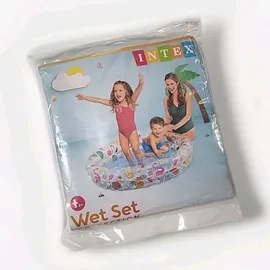 Intex Planschbecken Just Fruity 122 cm - Aufblasbarer Babypool Flamingo