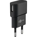 goobay USB-Ladegerät 1 A (5W) schwarz - Schwarz