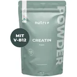 Nutri + nutri+ Creatin Monohydrat Pulver + B12 - 500 g Kreatin