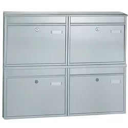 Profirst Mail PM 374 Briefkastenanlage Edelstahl