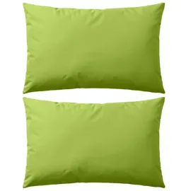 vidaXL Dekokissen 60 x 40 cm Apfelgrün 2 St.