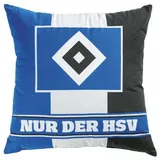 HSV Dekokissen Hamburger SV Kissen HSV Kissen Blockstreifen bunt