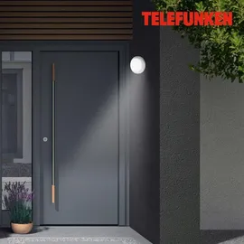 Telefunken LED Außenwandleuchte Dortmund 17 cm silber