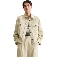 Marc O'Polo Overshirt boxy shaped, beige, 44