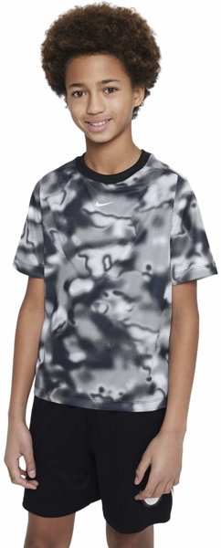 Nike Dri-FIT Multi Jr - T-Shirt - Jungs - Black/White - S