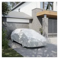 vidaXL Stoffgarage Limousine Voll Silbern L