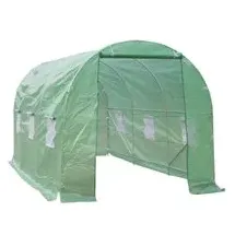 Outsunny Foliengewächshaus 4,50 x 2,00 x 2,00 m grün