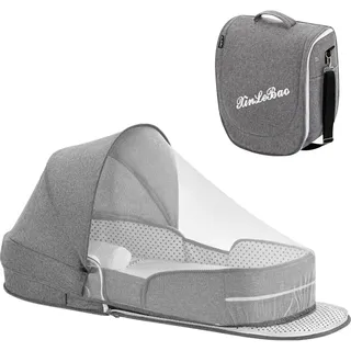 Tsuchiya Baby Reisebett | Klappbarer Stubenwagen Babyliege | Faltbar Babybett Babyzelt Mit Matratze | Portable Reisebettzelt
