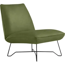 Sessel EGOITALIANO "Lia Loungesessel, elegant und stylisch, toller Sitzkomfort", grün (kiwi), B:62cm H:73cm T:79cm, Sessel, Einzelsessel, extravaganter Designsessel, Solitärsessel