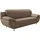 TRENDMANUFAKTUR 3-Sitzer TRENDMANUFAKTUR "Rondo II zeitlos und bequem", braun (tan), B:207cm H:85cm T:94cm, Struktur ( 100% Polyester), Sofas, wahlweise mit komfortablem Federkern, mit extra breiten Armlehnen